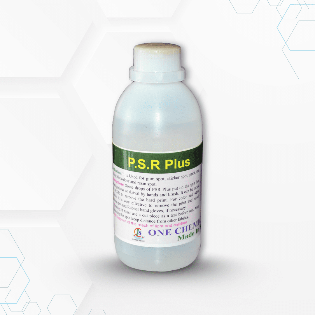 One Chemical Supplier Presents: P.s.r Plus – Your Ultimate Solution For Prints And Tough Stains! 1 P.s.r. Plus One Chemical Supplier