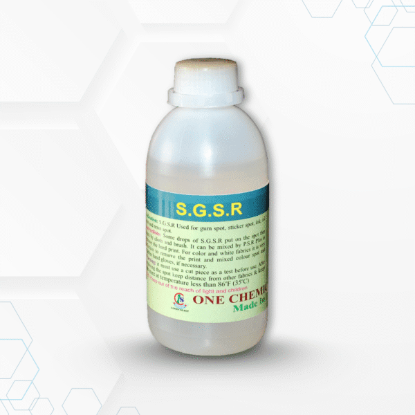SGSR Chemical | Garments Spot Removing Chemical